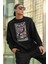 Spider-Punk Baskılı Unisex Oversize Örümcek Adam Sweatshirt 1
