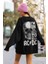 Ac Dc Yazılı Tasarım Unisex Oversize Rock Metal Müzik Grubu Sweatshirt 3