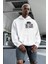No Pain No Gain Baskılı Unisex Oversize Fitness Gym Hoodie 4