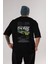 Mitsubishi Eclipse Arka Baskılı Oversize T-Shirt Erkek Kadın Unisex Pamuk Bisiklet Yaka 1