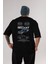 Challenger Hellcat Srt Arka Baskılı Oversize T-Shirt Erkek Kadın Unisex Pamuk Bisiklet Yaka 1