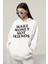 Make Money Not Friends Yazılı Unisex Oversize Hoodie 1