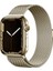Apple Watch 7 45MM Mıknatıslı Katlanabilir Metal Hasır Kordon Krd BAND01 1