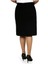 Kısa Diz Üstü Yırmaçlı Ofis Etek 5
