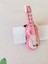 Toka Rock Pembe Gitar El Emeği Lastik Toka 3