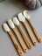 Betty 5 Li Mini Bambu Spatula Seti - Krem 3