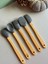 Betty 5 Li Mini Bambu Spatula Seti - Gri 4