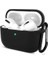 Apple Airpods Pro 2 Kılıf, Tam Koruyucu Özellikli Yumuşak Silikon Airpods Aksesuar Kılıf Apple ile Uyumlu Airpods,kadın Erkek, Anahtarlıklı Kablosuz ve Kablolu Şarj Özellikli Kılıfı, Siyah 3
