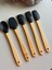 Betty 5 Li Mini Bambu Spatula Seti - Siyah 4