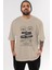 Nıssan Gtr Skylıne R34 Ön Baskılı Oversize T-Shirt Erkek Kadın Unisex Pamuk Bisiklet Yaka Tişort 1