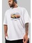 Porsche Dls-Turbo Ön Baskılı Oversize T-Shirt Erkek Kadın Unisex Pamuk Bisiklet Yaka 3