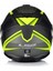 Storm 2 Nerve Neon Sarı Kapalı Motosiklet Kaskı Gökkuşağı Camlı 5
