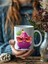 Meyve Emoji Şeklinde 3 Boyutlu Tasarım Seramik Kupa Mug 3