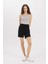 Slim Fit Dar Kesim U Yaka Ribana Atlet C9826Axns 2