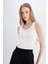 Slim Fit Dar Kesim U Yaka Ribana Atlet C9826Axns 4