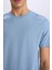 %100 Pamuk New Regular Fit Bisiklet Yaka Basic Düz Kısa Kollu Tişört V7699AZ25SP 5