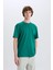 %100 Pamuk New Regular Fit Bisiklet Yaka Basic Düz Kısa Kollu Tişört V7699AZ25SP 3