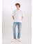 Sergio Regular Fit Normal Kalıp Normal Bel Boru Paça Jean Pantolon E5414AX25SP 3