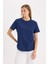 Regular Fit Bisiklet Yaka Basic Düz Premium Kısa Kollu Tişört A9428AX25SP 3