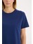Regular Fit Bisiklet Yaka Basic Düz Premium Kısa Kollu Tişört A9428AX25SP 5