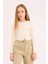 Kız Çocuk Slim Fit Dar Kesim Bisiklet Yaka Uzun Kollu Tişört D9234A825SP 1
