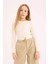 Kız Çocuk Slim Fit Dar Kesim Bisiklet Yaka Uzun Kollu Tişört D9234A825SP 3