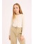 Kız Çocuk Slim Fit Dar Kesim Bisiklet Yaka Uzun Kollu Tişört D9234A825SP 4