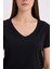 Regular Fit V Yaka Basic Düz Kısa Kollu Tişört W9204AZ25SP 5