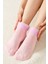Pembe Bearded Rope Kısa Konç Soket Çorap 1