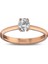 0.30 Karat Pırlantalı Oval Tektaş Yüzük 1