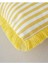 Home Striped Pamuk Dekoratif Kırlent Sarı 2