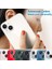 Trend iPhone 15 ve iPhone 15 Plus Uyumlu Kamera Camı Lens Koruyucu Halka Set - Siyah 2