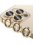 iPhone 14 Pro Max İle Uyumlu Kamera Koruyucu Lens Gold 1
