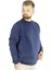 Erkek Sweatshirt Bisiklet Yaka Basic 20131 Indigo 1