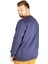 Erkek Sweatshirt Bisiklet Yaka Basic 20131 Indigo 2