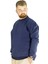 Erkek Sweatshirt Bisiklet Yaka Basic 20131 Indigo 4