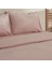 Josef Çizgili Saten Tek Kişilik Nevresim Takımı Pudra 4