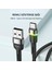 LED Işıklı 2 Metre 3A USB To Type-C Ultra Hızlı Şarj Kablosu Dayanıklı Renkli LED Işıklı Kablo 2