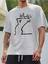 Ünisex Bay Meraklı Basklı T-Shirt Yeni Sezon Oversize Salaş 1