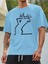 Ünisex Bay Meraklı Basklı T-Shirt Yeni Sezon Oversize Salaş 1
