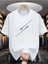 Erkek Uçak Grafiklı T-Shirt Yeni Sezon Oversize Salaş 1