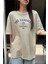 Kadın The Sunshine Baskılı Tasarım Tshirt Oversize Salaş 3