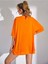 Kadın Hearts Baskılı Tasarım T-Shirt Oversize Salaş 2