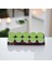 Tealight Mum 10X10 gr Dekoratif Mumu Kandil Hediyelik Fitilli Mumluk Şamdan Yeşil Renk Kokusuz 2