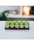 Tealight Mum 10X10 gr Dekoratif Mumu Kandil Hediyelik Fitilli Mumluk Şamdan Yeşil Renk Kokusuz 3