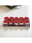 Tealight Mum 10X10 gr Dekoratif Mumu Kandil Hediyelik Fitilli Mumluk Şamdan Kırmızı Renk Kokusuz 5