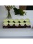 Tealight Mum 10X10 gr Dekoratif Mumu Kandil Hediyelik Fitilli Mumluk Şamdan Krem Renk Kokusuz 5