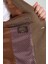 Ribas Erkek Kahverengi Likralı Pamuk Karışımlı Ekose Desenli Slim Fit Spor Blazer Ceket 3