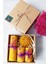 Dekoratif Doğal Petek Balmumu Mum Büyük Çiçekli Set Bal Mumu Mum Beeswax Candle 4 Lü Set 1