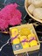 Dekoratif Doğal Petek Balmumu Mum Büyük Çiçekli Set Bal Mumu Mum Beeswax Candle 4 Lü Set 2
